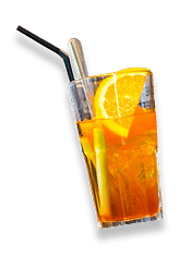 Glass of orange juice