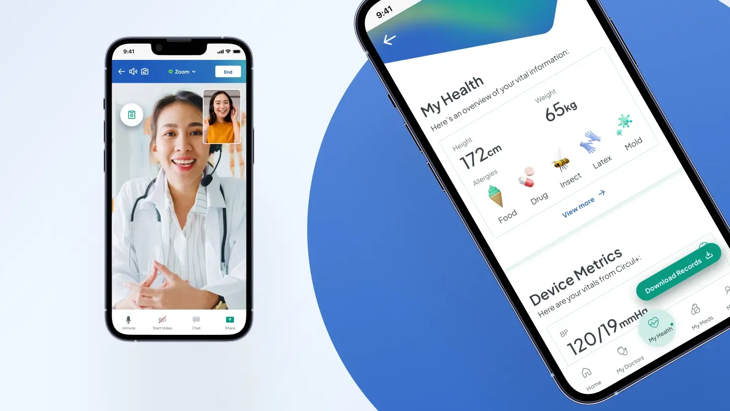 CareSpan Mobile App hero background